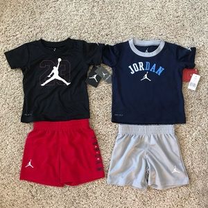 Jordan shirt and shorts set